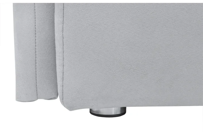 Ecksofa L-Form, Breite 263 cm, mit Bettfunktion, Bettkasten & 2 Zierkissen