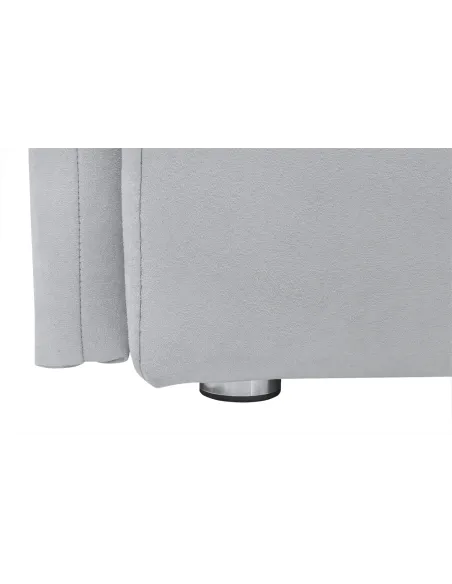 Ecksofa L-Form, Breite 263 cm, mit Bettfunktion, Bettkasten & 2 Zierkissen