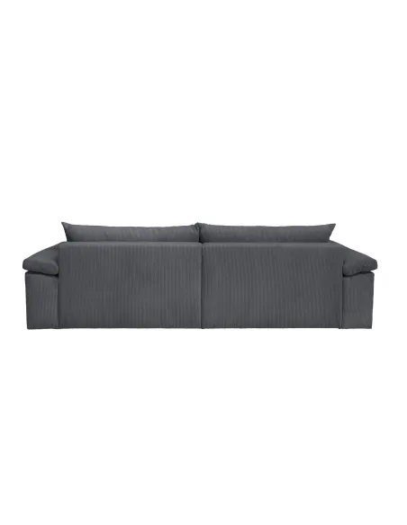 Big-Sofa, Mega-Ecksofa in Cord, XXL L-Form, Breite 303 cm, mit Federkern & 4 Zierkissen
