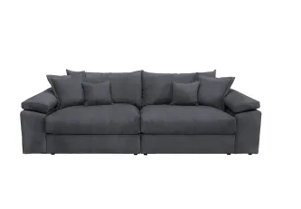 Big-Sofa, Mega-Sofa XL in Cord, Breite 246 cm, mit Federkern & 4 Zierkissen 2