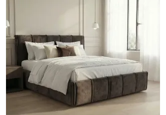 FLORI - Rahmenbett, 180 x 200cm, mit Lattenrost und King Matratze