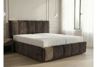 FLORI - Rahmenbett, 180 x 200cm, mit Lattenrost und King Matratze 2