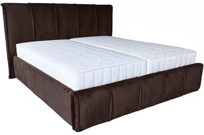 FLORI - Rahmenbett, 180 x 200cm, mit Lattenrost und King Matratze