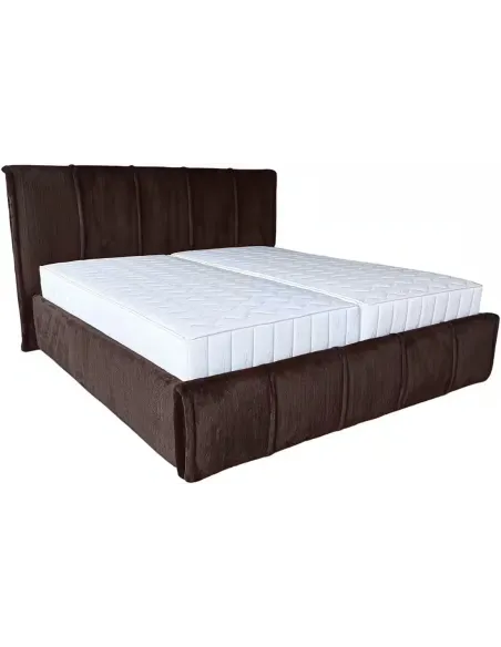 FLORI - Rahmenbett, 180 x 200cm, mit Lattenrost und King Matratze